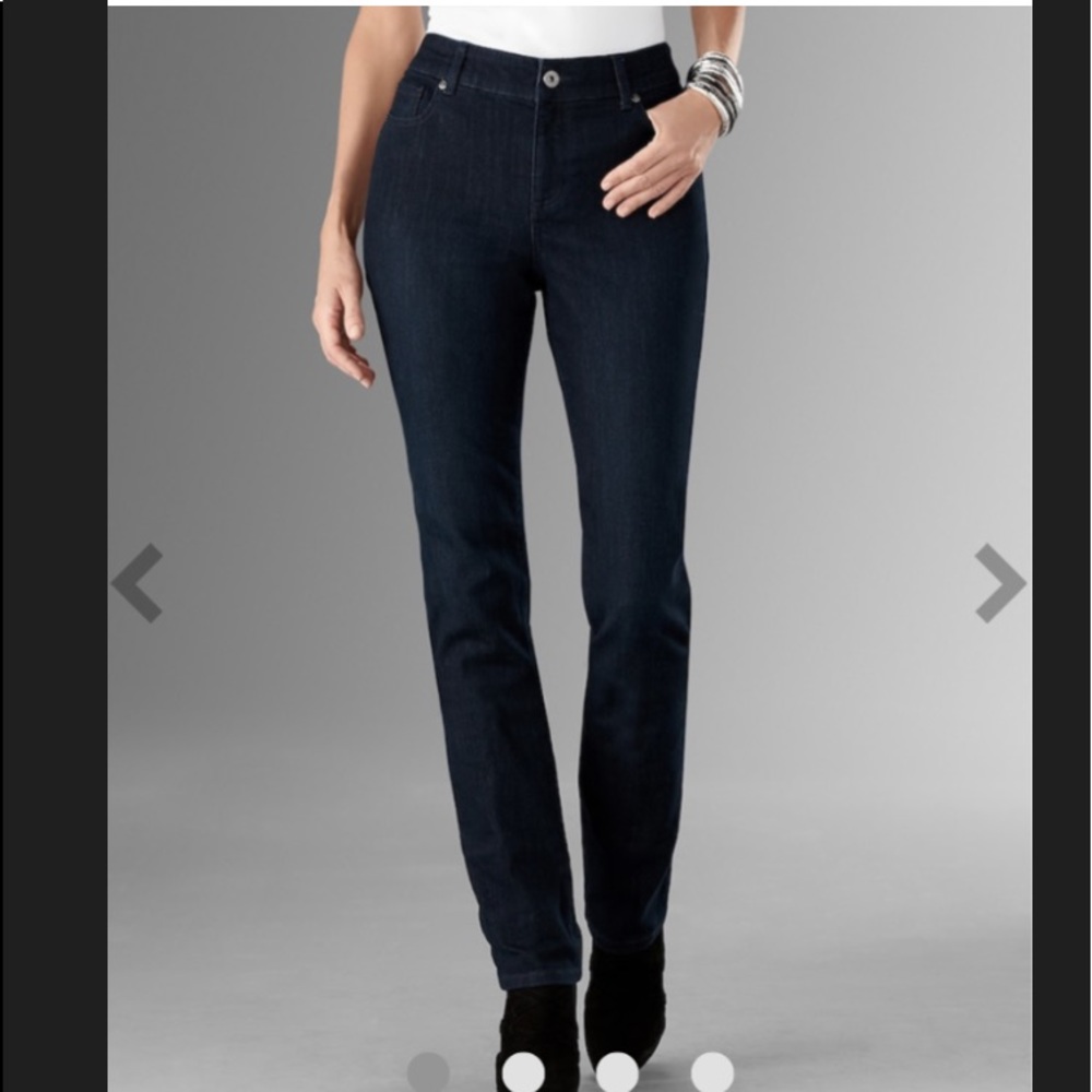 CHICO’s PLATINUM DENIM ULTRA SLIM LEG JEANS